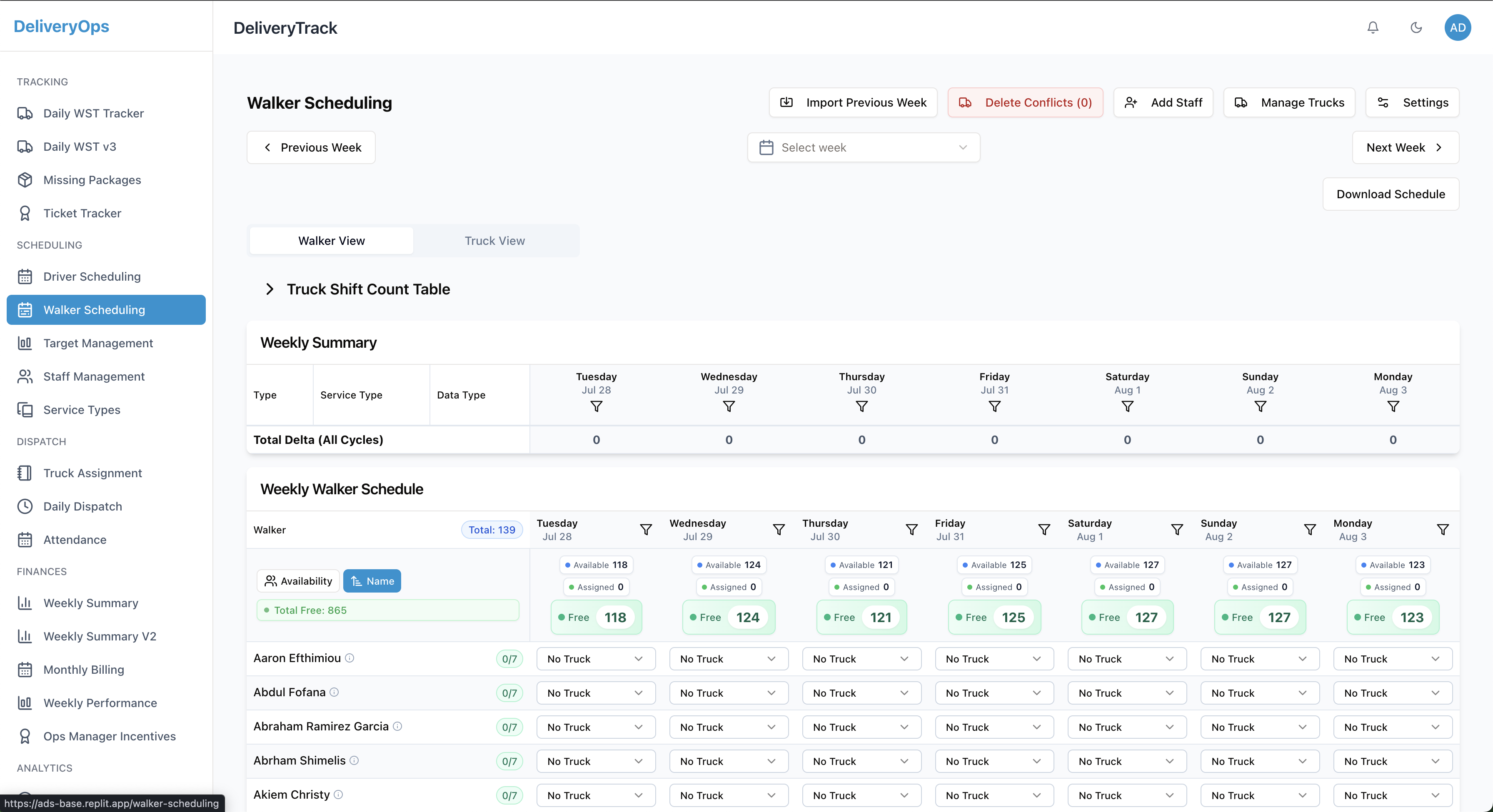 Absolute Delivery Services — Delivery Operations Platform preview